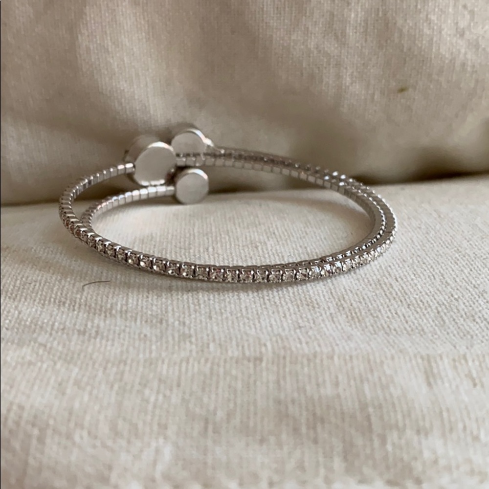 New Without Tag Two Row Flexible Wrap Bracelet - image 3